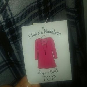 New with tags Grey and black top